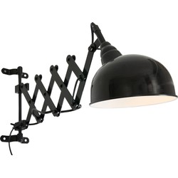 Steinhauer wandlamp Yorkshire - zwart - metaal - 7774ZW