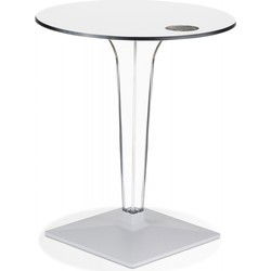 Ronde terrastafel VOCLUZ ROUND 68 68x68x73 cm Wit