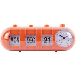 Alarm Clock Retro Tube Calendar Flip
