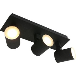 Drielichts LED plafond spot Steinhauer Points noirs Zwart