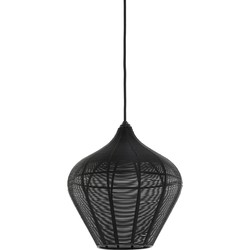 Light & Living - Hanglamp ALVARO - Ø27x29.5cm - Zwart