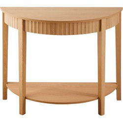 Afgeronde console met golfeffect en 2 niveaus, hoogte 76 cm  BOLOGNE