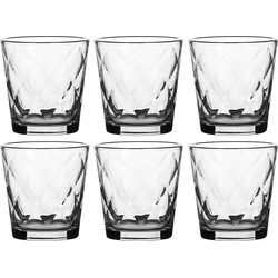 9x Waterglazen/drinkglazen type Kaleido in set 240 ml - Drinkglazen