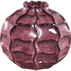 PTMD Bloempot Evys - 22x22x21 cm - Keramiek - Rood