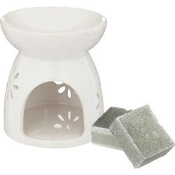 Amberblokjes/geurblokjes cadeauset - eucalyptus geur - inclusief geurbrander - Geurbranders