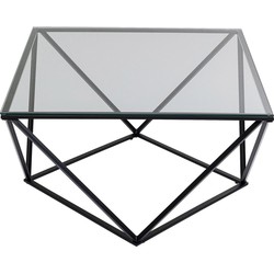 Kare Salontafel Cristallo Black