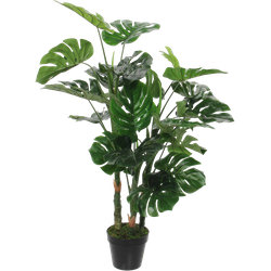 Mica Decorations Monstera Kunstplant - H100 x Ø75 cm - Groen