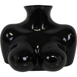 Vase- Breasts  - Ceramics - Black - 6,5x12,5x13cm