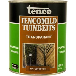 Transparant natuurbruin 1l mild verf/beits - tenco