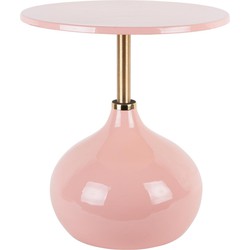 Bijzettafel Kensi - Roze - Ø46cm