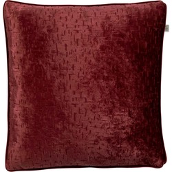 Dutch Decor MICK - Sierkussen 45x45 cm - bordeaux - rood - Dutch Decor