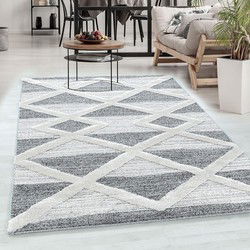 Sofia Modern Grijs vloerkleed - - 80 X 150 CM