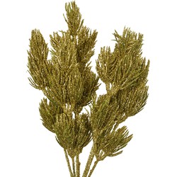 Clayre & Eef Kunstbloem 30 cm Goudkleurig Kunststof