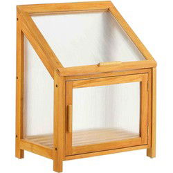 Mica Decorations Tuinkast Caminia - 60x42x77 cm - Hout - Bruin