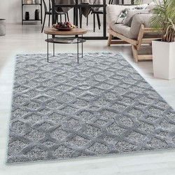 Sofia Modern Grijs vloerkleed - - 80 X 150 CM
