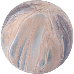 PTMD Deco Object Meriko - 12x12x12 cm - Ijzer - Bruin