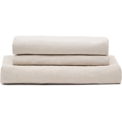 Kave Home - Beige hoes voor 3-zitsbank met kussens Zenira van katoen en linnen 230 cm