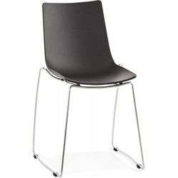 TRENO design stoel 58x54x83 cm Zwart