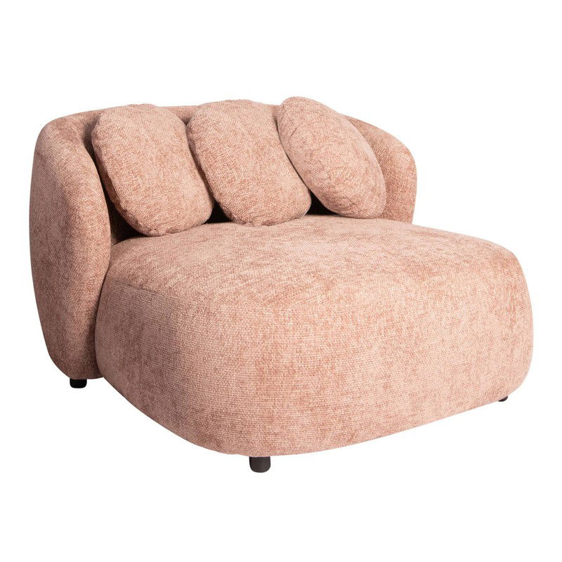 PTMD Aphrodite Pink Loveseat Legacy 14 Flamingo Fabric - 