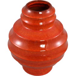 PTMD Vaas Portian - 24x24x30 cm - Keramiek - Oranje