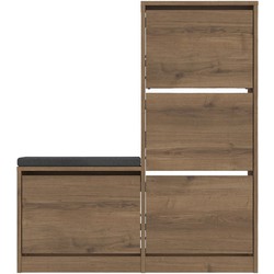 Schoenenkast 4 deuren L105 cm - Dude