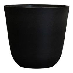 Pot Palermo zwart D17 H15 cm