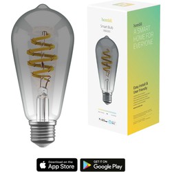 Smart Filament Bulb CCT E27 ST64-Smokey Led lamp