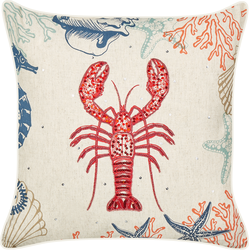 KELP - Sierkussen - Beige - 45 x 45 cm - Linnen