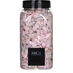 Mica Decorations steentjes mica roze