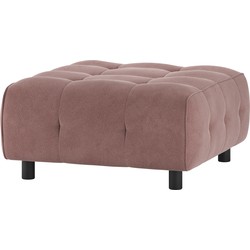 WOOOD Hocker Louis - Polyester - Mauve - 43x90x90