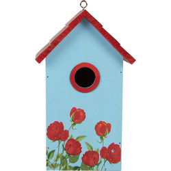 Clayre & Eef Vogelhuis Blauw Hout