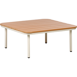Beliani SENISE - Tuintafel-Lichte houtkleur-Aluminium