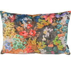 Velvet Flowers 2 Long | 30 x 50 cm | Kussenhoes | Velvet/Polyester