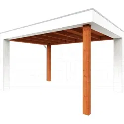 Trendhout douglas overkapping Verona links, 400 x 335 cm