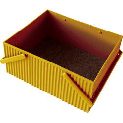 Hachiman Omnioffre L - 248x268x125mm - Mosterdgeel
