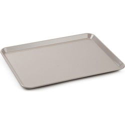 Plasticforte dienblad/serveerblad - Kunststof - 35 x 24 cm - taupe - Dienbladen