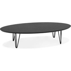 Grote ELYPSE salontafel woonkamer 160x80x33 cm Zwart