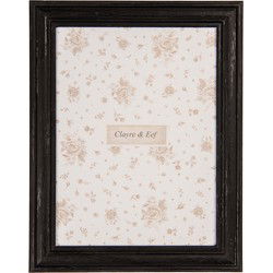 Clayre & Eef Fotolijst 10x15 cm Zwart Houtproduct