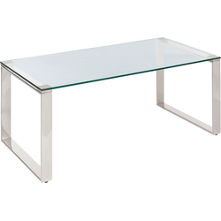 Beliani TILON - Salontafel-Zilver-Veiligheidsglas