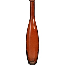 Mica Decorations Vaas Kyara - 20x20x100 cm - Gerecycled glas - Roest