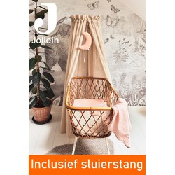 Jollein Sluier Vintage Nougat (incl Sluierstang)