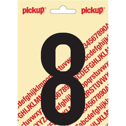 Plakcijfer Nobel Sticker cijfer 8 - Pickup