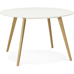 Ronde keukentafel AMY wit