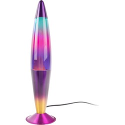 Table Lamp Rainbow Rocket Lava