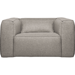 WOOOD Exclusive Bean Fauteuil Incl. Kussen - Stof - Lichtgrijs