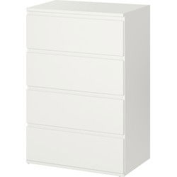 4goodz Ladenkast Greeploos met 4 Laden 33 55 x 80 cm - Wit