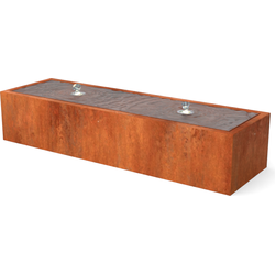 Taula cortenstaal watertafel 2000x600x400 mm