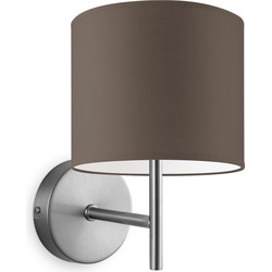 Wandlamp mati bling Ø 20 cm - taupe