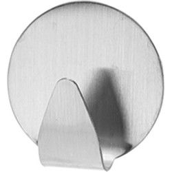 Zelfklevende haakjes rvs keuken/badkamer/kleding/ophang - set 2x - Handdoekhaakjes