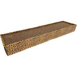 CROCI KRABPLANK HOMEDECOR DIERENPRINT LUIPAARD 48X12,5X5 CM